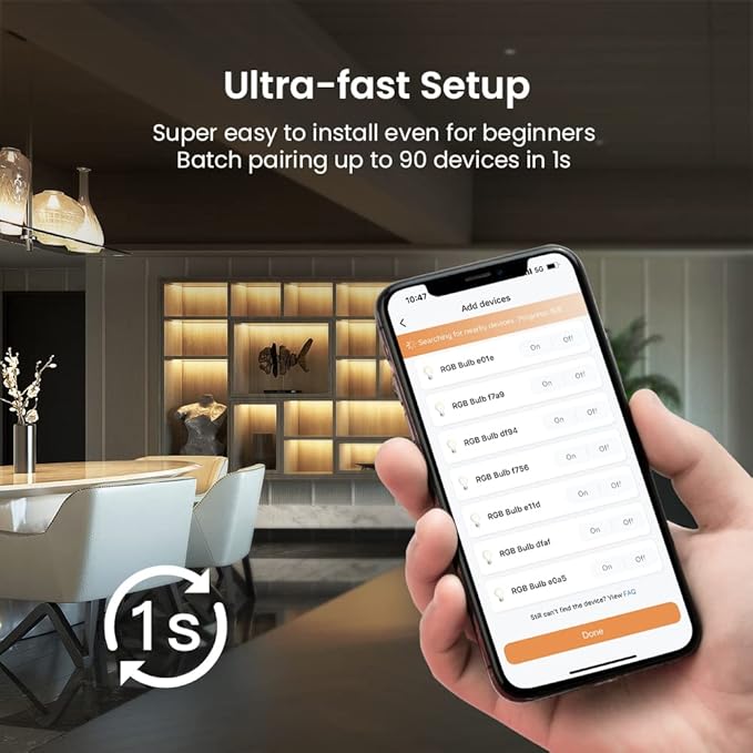 BroadLink Smart Home Starter Kit - Includes 3 Bulbs, 1 Scene Switch and 1 Hub, Uses FastCon and Bluetooth Low Energy Tech, Compatible with Alexa and Google Home