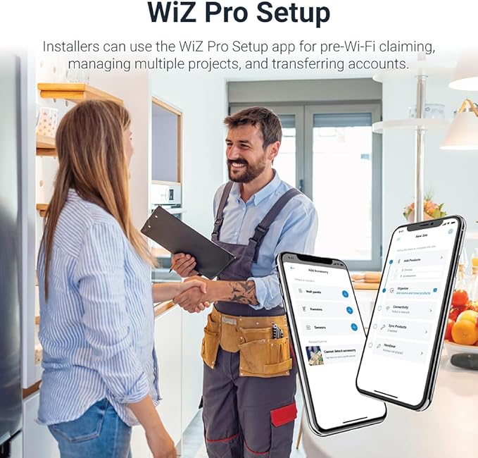 HALO HLB4069WZRGBWMWR 4” Smart Wi-Fi Slim Canless LED Downlight Powered by WiZ Pro, Dimmable Full Color with Smart Home Integration| (Pack of 4)