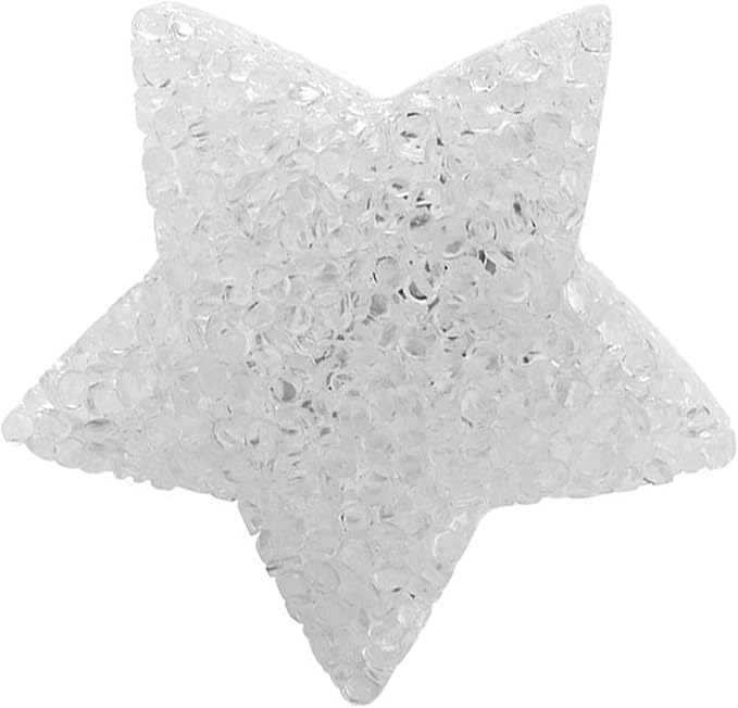 Star Lights, Handheld Star Shape Acrylic Battery Powered Soft Glow Desk Table Lamp Night Light for Chorus Decor, 3.14 x 3.14 x 1.57in (Warm White)