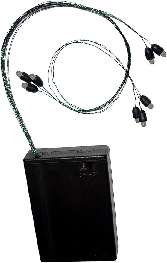 Glow Pack (Battery Powered) Floral Centerpiece Firefly, Lightning Bug, Fairy Lights. Patented to Mimic Real Fireflies: 8 Green LEDs