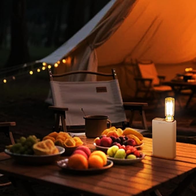 Retro Car Bulbs, No Pole Touch Dimmable USB & Battery Operated LED Car Interior Decorative Lamp, Automotive Interface Mood Night Lights, Mini Portable Camping Lights Decorations (white, 1Pack)