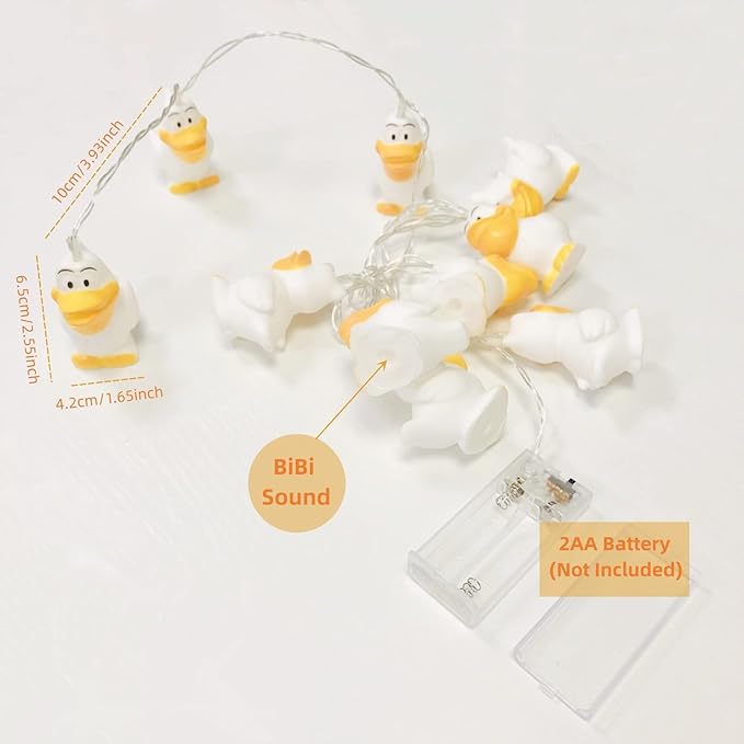 Cute Toucan String Lights,5.4 FT 10 LED White Water Bird Antarctic Shag Fairy Light Battery Operated for Home Party Camping Garden Decoration (Toucan)