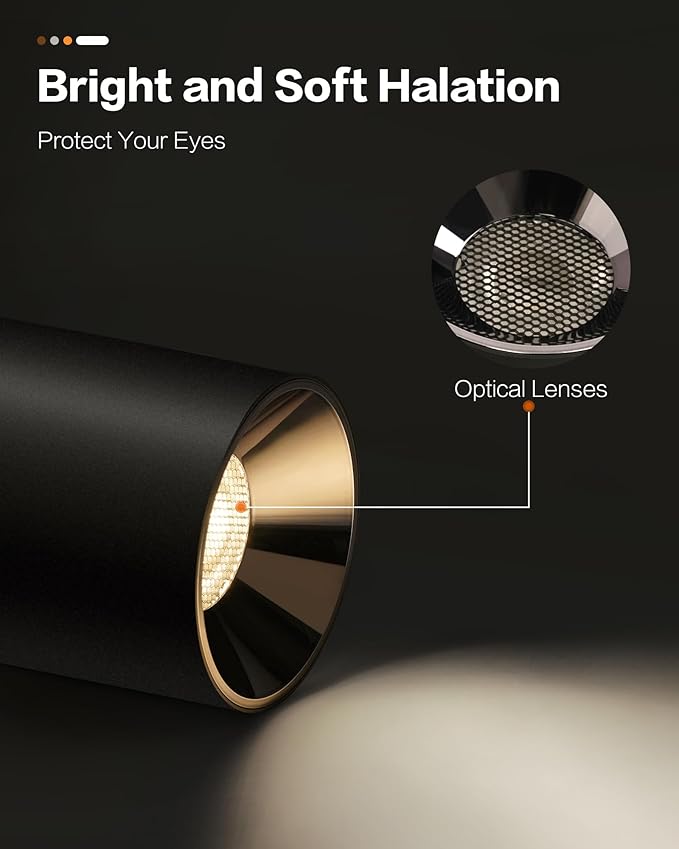 Modern LED Ceiling Light Fixture Flush Mount COB 20W 4000K Cylinder Ceiling Lights, Dimmable Hallway Lighting Fixtures Ceiling Lamps for Living Room Bedroom Kitchen