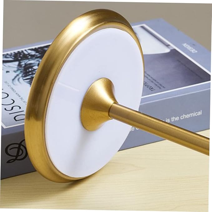 Vaguelly USB Rechargeable Eye Caring Desk Lamp Bedside Nightstand Light with Soft Illumination for Relaxing Space Portable Light for Bedroom and Office Use