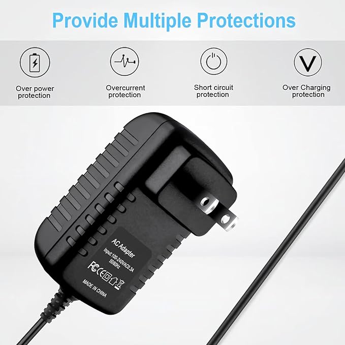 24V AC Adapter Charger for Govee H6078 RGBIC Floor Lamp LED Wi-Fi App Control Smart lamp Power Supply Cord Mains PSU