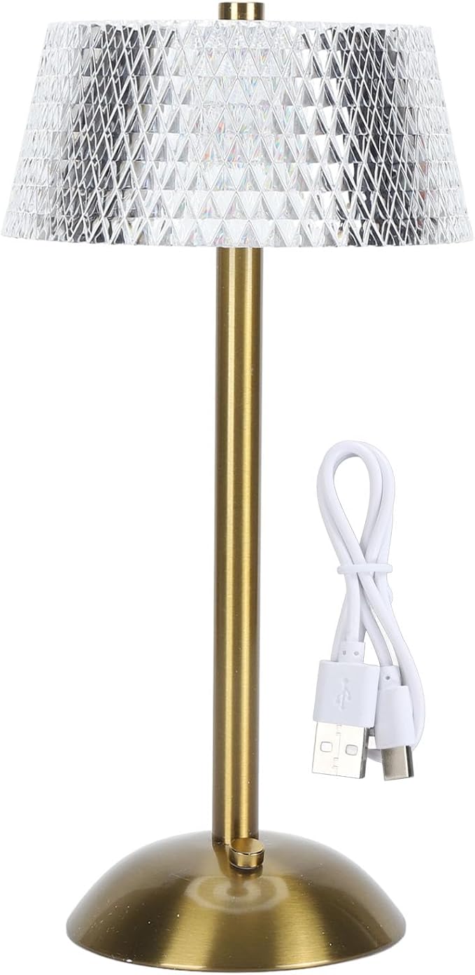 KIMISS Dimmable Control Table Lamp - Cordless 3 Color Changing LED Rechargeable Desk Lighting for Bedroom, Living Room, Bathroom and Dining