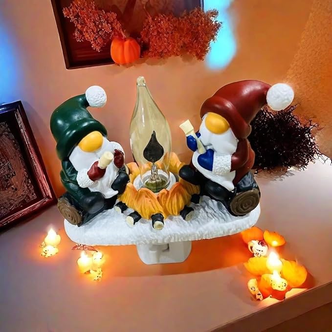 Christmas Night Light - Santa Decorations for Home, Christmas Santa Night Lights Plug into Wall - Decor Home Indoor Gnomes Nightlight Christmas Gifts for Family and Friends