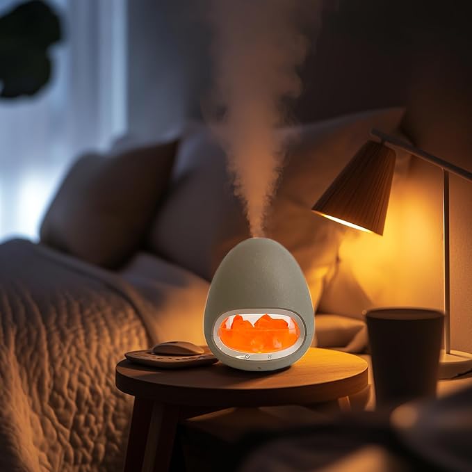LIFFY Aromatherapy Essential Oil Diffuser - Original Himalayan Salt Therapy Lamp, Large Capacity Ultrasonic Cool Mist Humidifier, Whisper-Quiet for Home, Office, Yoga, Spa & Gifts