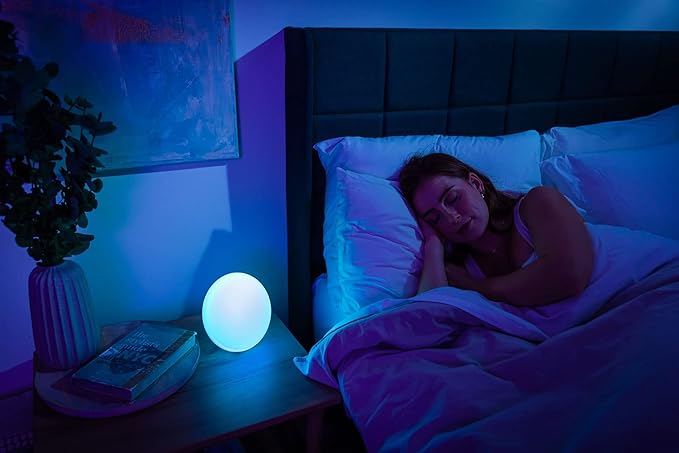 BlissLights BlissRadia - Smart LED Entertainment Lamp and Night Light with 16 Million Colors + Color Shifting Scenes, Compatible with Alexa and Google Home