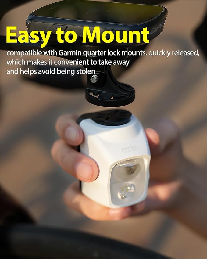 TOWILD DL1700 Bike Lights for Night Riding,1700LM Dual Light Source Super Bright Bicycle Headlight,Waterproof Bike Front Light for Mountain Road Cycling