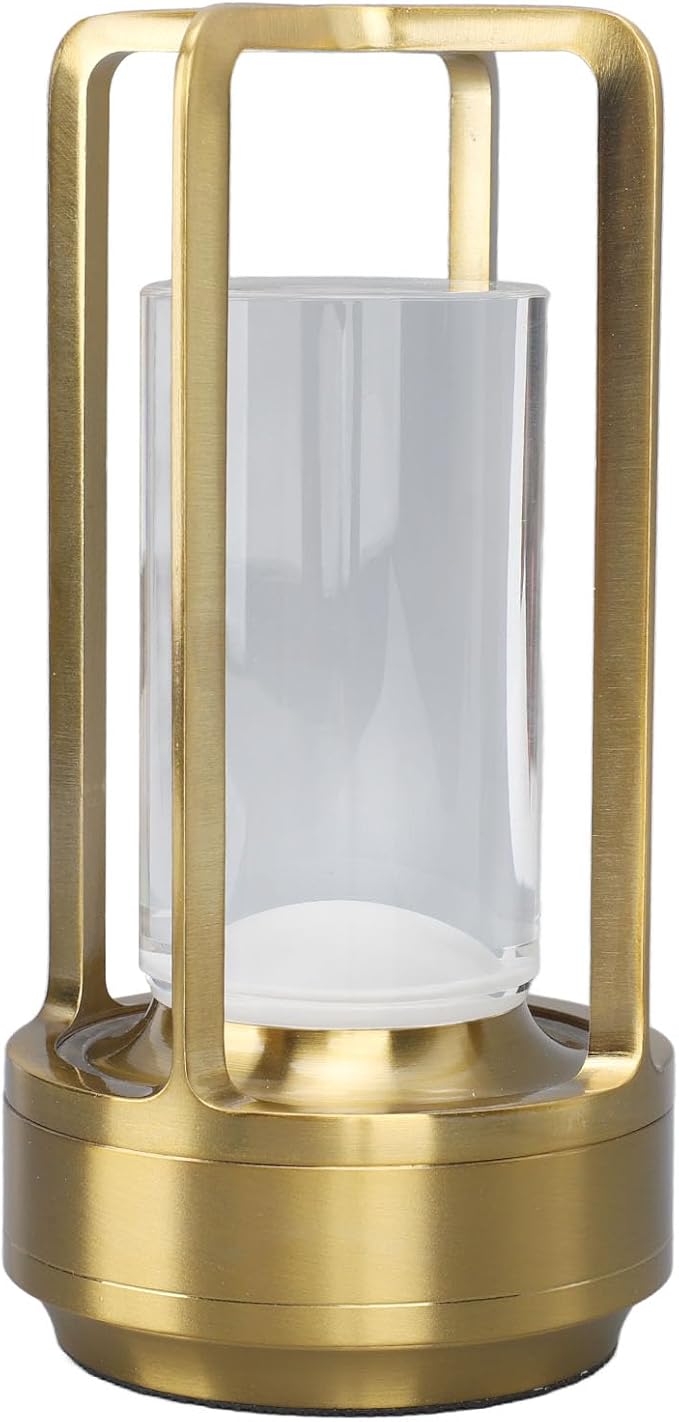 Generic Cordless , 16 Colours Rechargeable Crystal Lantern Lamp, Crystal Lantern, LED Lamp with Touch Control and Remote for Tables, Living Rooms, Offices (Gold), Genericzdbp7wqx0r-13