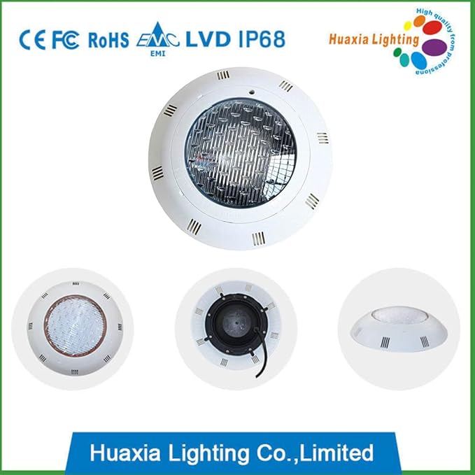 Underwater Swimming Pool Light, 18W 12V RGB Swimming Pool LED Lights Spa Underwater Light IP68 Waterproof Lamp