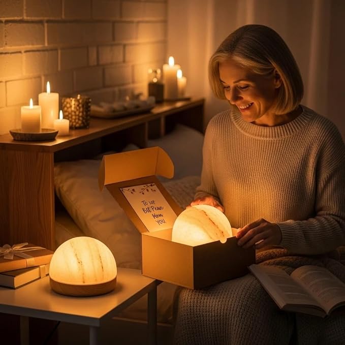 Himalayan Pink Salt Foot Detox Dome Lamp – 5'' Height x 9'' Diameter | Natural Salt Block for Feet Therapy, Relaxation & Detox | Foot Warmer & Spa Salt Lamp
