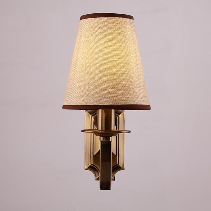 Aiwen Vintage Modern Wall Sconce Wall Lamp Wall Light Solid Brass Fitting Fixture 1 Light