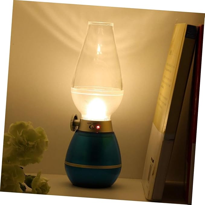 Portable Rechargeable Retro Kerosene Lamp Multi-Functional Lighting for Indoor Use for Home Decor Camping and Nightstands Selection