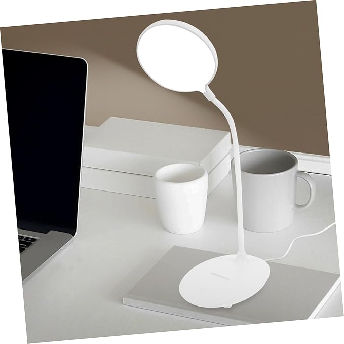 NUOBESTY Dimmable USB Desk Lamp with Angle Eye Caring Reading Light for Office and Study Soft Flicker Lamp with Touch Control Modern Small Desk Light for Comfortable Use