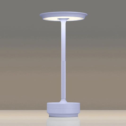 Rechargeable Table Lamps Cordless, Portable 5000mAh Outdoor Table Light, 3 Color Stepless Dimming LED Table Lamp with Memory Function, for Home/Dinner/Patio/Restaurant.(Light Purple)