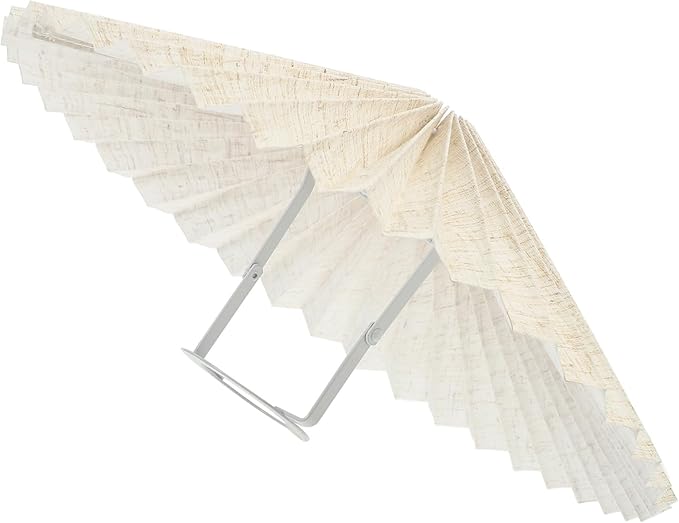 Umbrella Shaped Fabric Pleated Lampshade for Table Lamps and Floor Lamps Compatible Lightweight and Easy to Install Softens Light for Gentle Ambiance