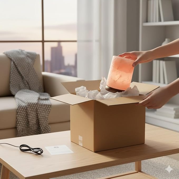 Himalayan Salt Lamp, USB Powered, Night Light Color Changing Lamp,Unique Gift Idea (Cylindernew)