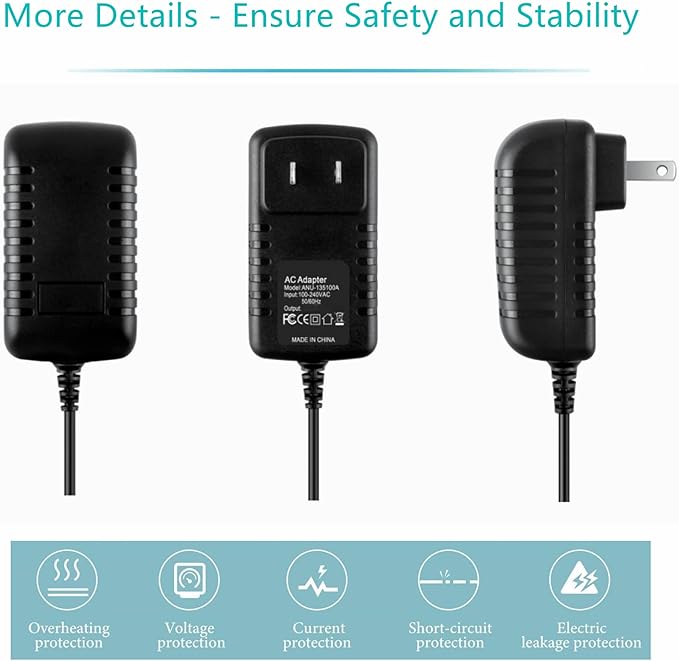 Replacement 24V AC Adapter Charger Compatible with Govee H6078 RGBIC Floor Lamp LED Wi-Fi App Control Smart lamp Power Supply Cord Mains PSU