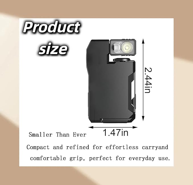 G5 Mini Flashlight,G5 Pocket-Sized LED Light- 400lm Brightness,G5 Rechargeable Mini Edc Flashlight with Clip,180° Rotatable Small Magnetic Flashlights,For Outdoor Emergency Camping Daily Carry (#B-2)