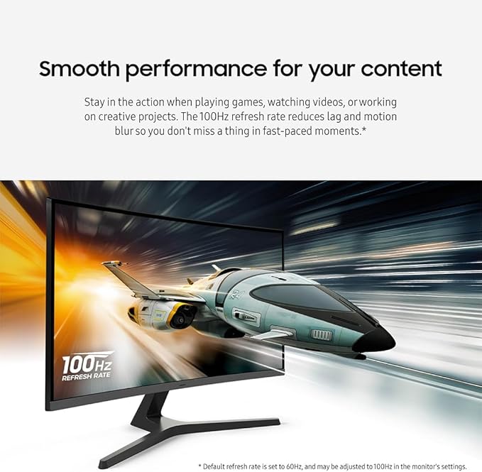 Samsung 27" S3 (S39GD) FHD 100Hz Curved Monitor with Speakers LS27D396GANXZA Bundle with Elite Suite 18, 2X HDMI Cable and Deco Gear CPS Exclusive 26 Month Protection Pack (BEACH-CPS-26M250)