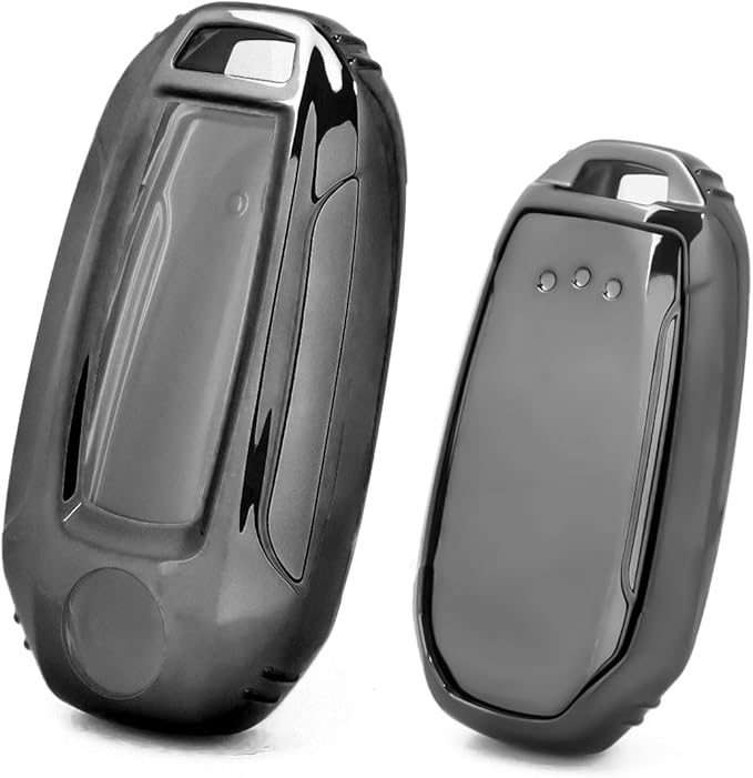 x xotic tech Black TPU Key Fob Shell Full Cover Case,Compatible with Infiniti Q50 Q60 QX50 QX55 QX60 Smart Keyless Entry Key
