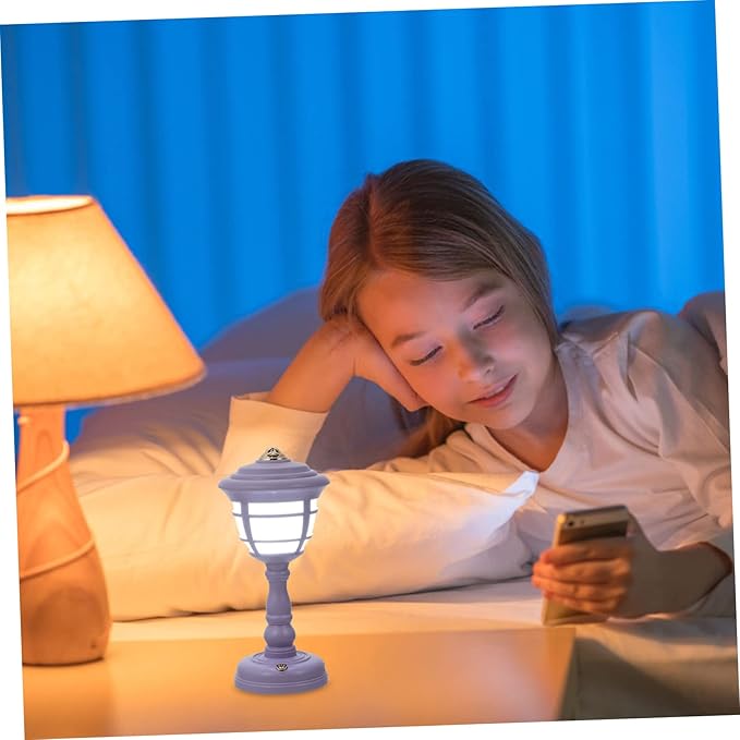 NUOBESTY Retro Palace Lantern Ornaments Bedside Lamp USB Rechargeable Nightstand