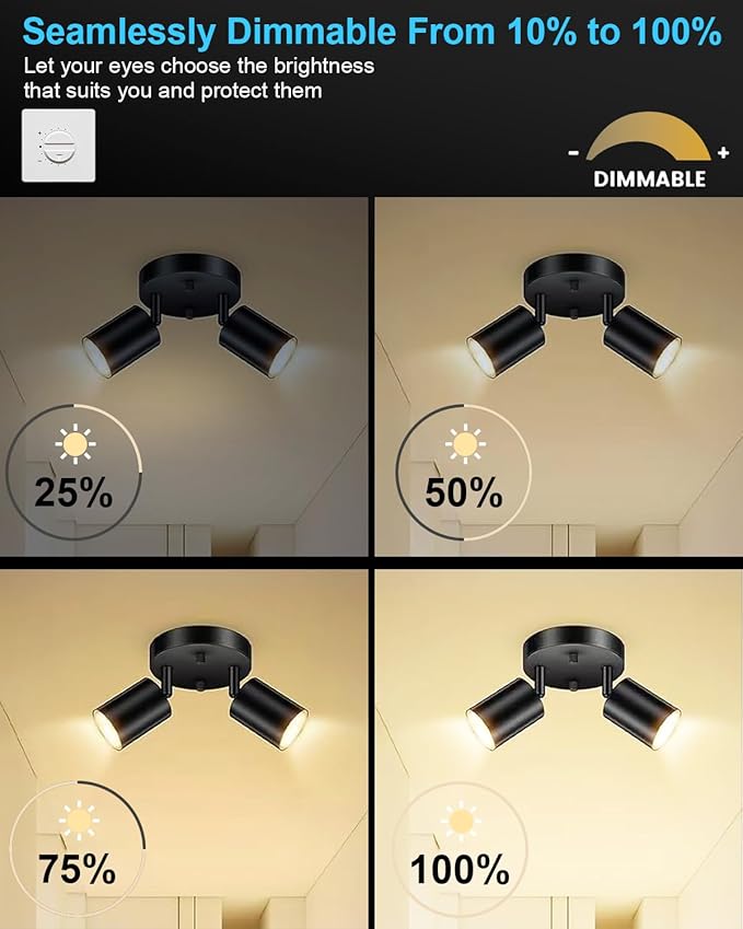 GU10 Halogen Light Bulbs for Candle Warmer Lamp, Dimmable MR16 120V 25W Bulbsfor Track and Range Hood, Warm White