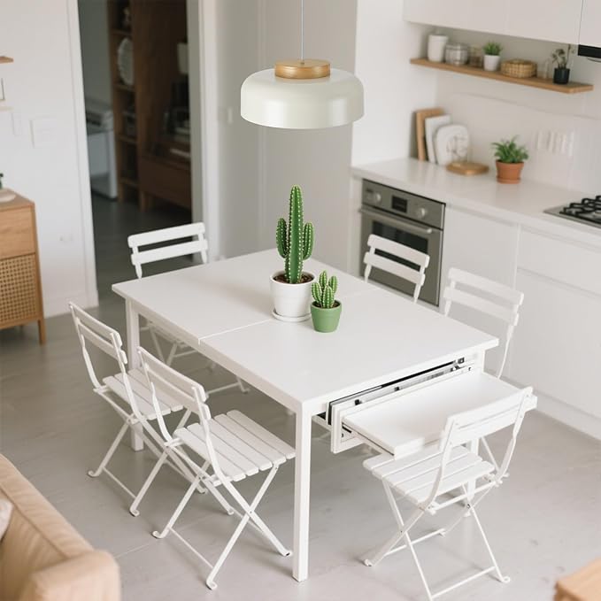 Modern Large Pendant Light, 17.7 inch,Cream Lampshade,Natural Wood,Simple Chandelier for Dining Room,Kitchen Table