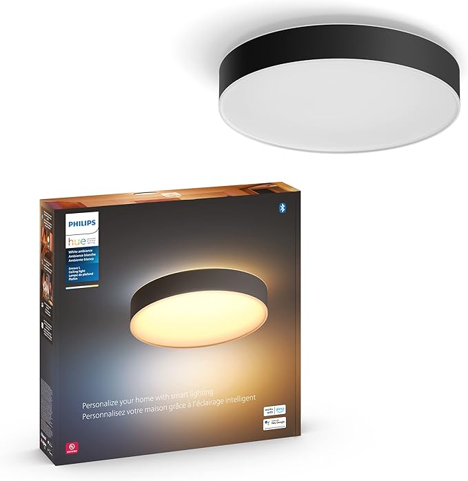Enrave L Hue Ceiling lamp Black NAM