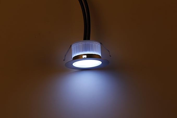 FVTLED LED Deck Lighting, 1pcs Φ1.22 Low Voltage LED Step Light Waterproof Decor Recessed Lamps Color Changing Light