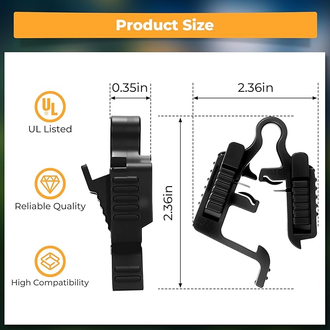 Gardencoin Low Voltage Wire Connector for Landscape Lighting, Waterproof Quick Connectors Compatible with 10/12/14/16/18 Gauge Cables for Pathway Light, Spotlight, In-ground Light, UL Listed(24 Pack)