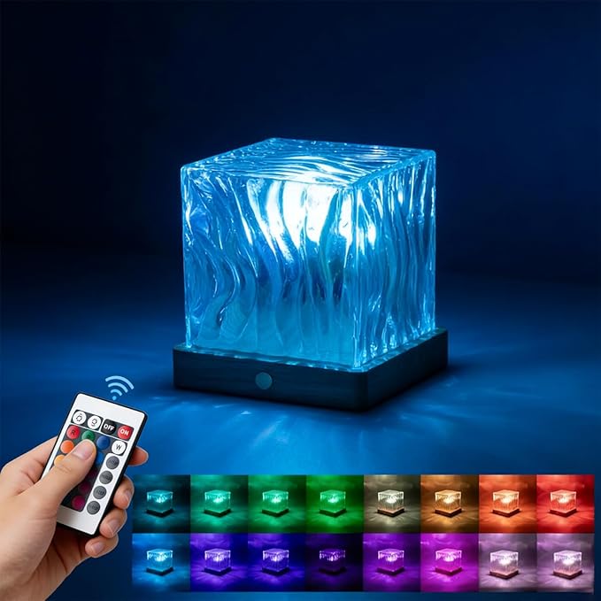 Northern Light projector with USB port, 16 color aurora with remote control function, 24 key aurora night light projector, lighting atmosphere night light, Birthday Gift, Valentine's Day Gift