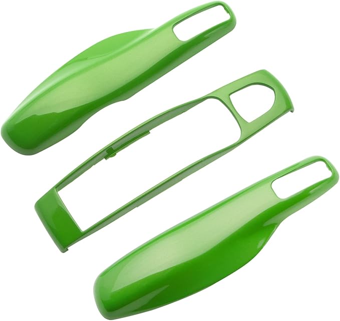 x xotic tech Green Key Fob Cover Smart Remote Shell Case, 3 pcs Set Full Protection, Compatible with Porsche Boxster Cayman 981 Carrera 911 991 918 Spyder Macan Cayenne Panamera