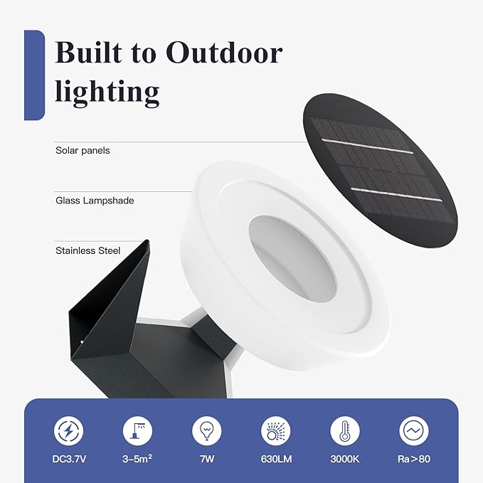14.96" Dimmable Floor Lamp, 3000K Large Solar Lanterns Outdoor Waterproof, IP54 Waterproof Outdoor Patio Floor Lamp, Remote Control Outside Flooring Lights, Smart Solar Powered Porch Lantern