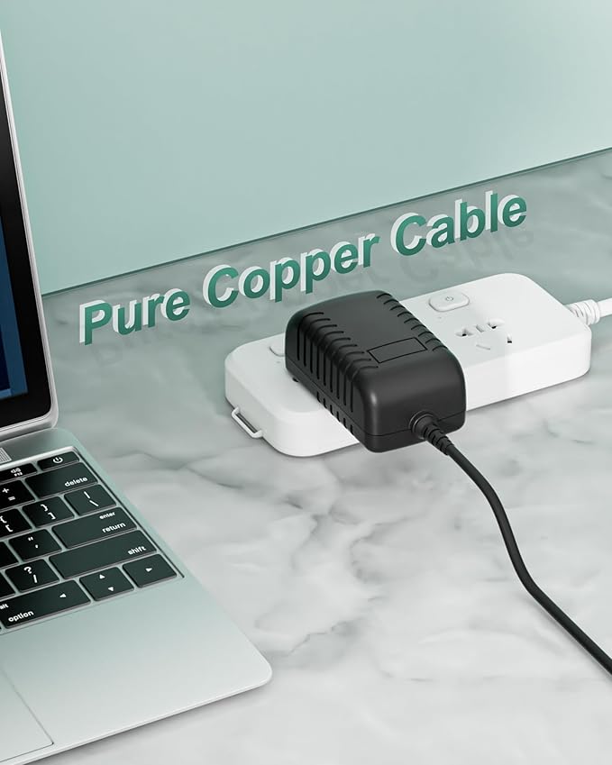 24V AC Adapter Charger Compatible with Govee H6078 RGBIC Floor Lamp LED Wi-Fi App Control Smart lamp Power Supply Cord Mains PSU