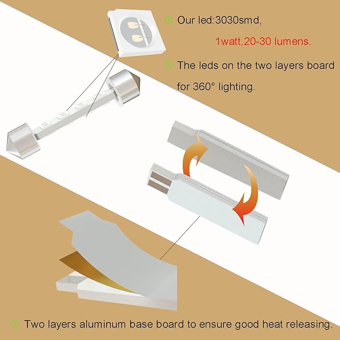 360 deg DC 24V 44mm 578 Festoon Dome LED Bulb Blue 211-2 561 562 566 LED Bulbs for Truck Interior Door Trunk courtesy Lights (Pack 6)