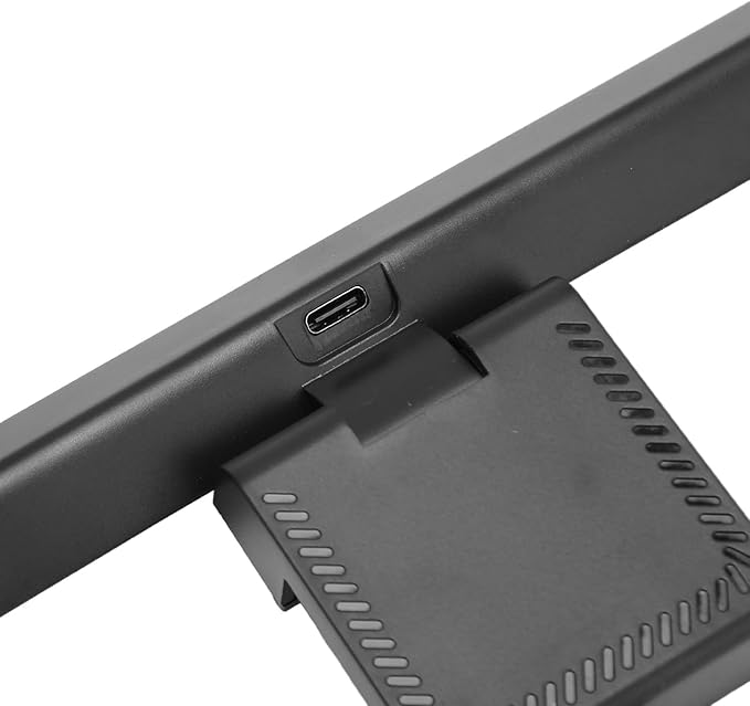 Computer Monitor Lamp, E Reading No Screen Glare or Flicker Monitor USB Powered Monitor Light Bar, Space Saving Eye Caring Task Light with Timing and Color Temperature Adjustment