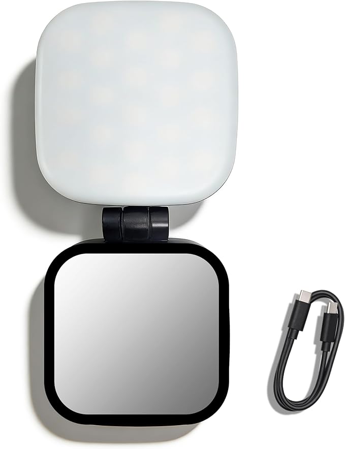 Suptig Magnetic Selfie Light, Selfie Light Phone Light Compatible for iPhone Magsafe, RGB 360° LED Selfie Ring Fill Light with Mirror for Selfies/Photography/Vlog/TikTok/Video Conference