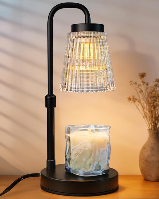 Adjustable Candle Warmer Lamp with Timer: Birthday Valentine Galentine Gifts for Women for House Warming Gifts New Home Decor - Wax Melt Warmer for Jar Candles