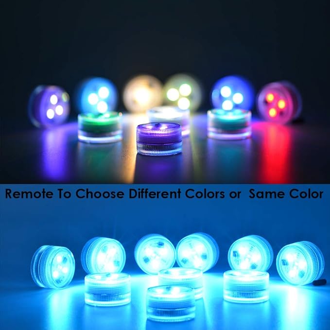 KITOSUN Exclusive Remote Controllers for Kitosun Submersible Floralyte V LED Lights 21Keys (Pack of 8) - DO NOT Work with The Other Lights