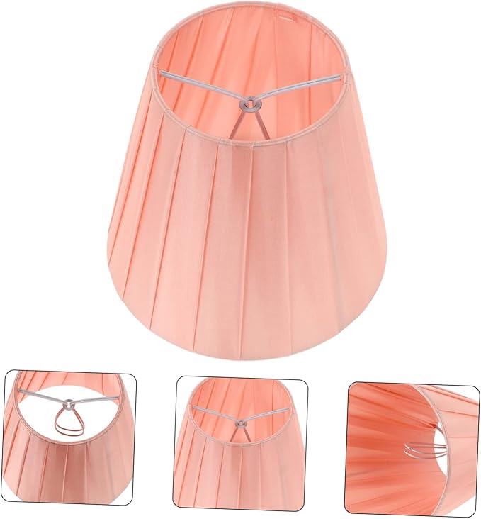 Clip-on Lampshade Stylish Cloth Light Cover for Ceiling Table Wall and Floor Lamps Softens Light for Cozy Home and Office Decor