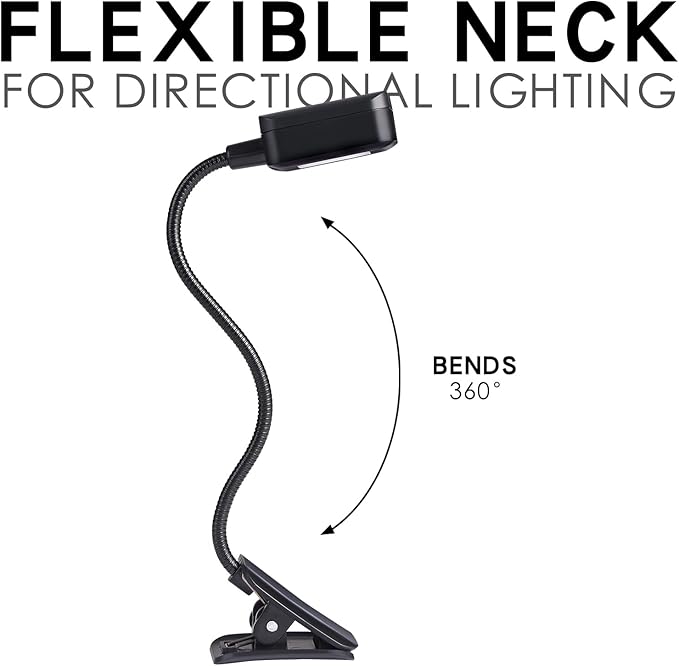 KunHe Rechargeable Book Lights for Reading at Night Small Book Light Bulk Clip on Reading Lights Lightweight Booklight as Christmas Stocking Stuffers for Kids Book Lovers 8 Pack