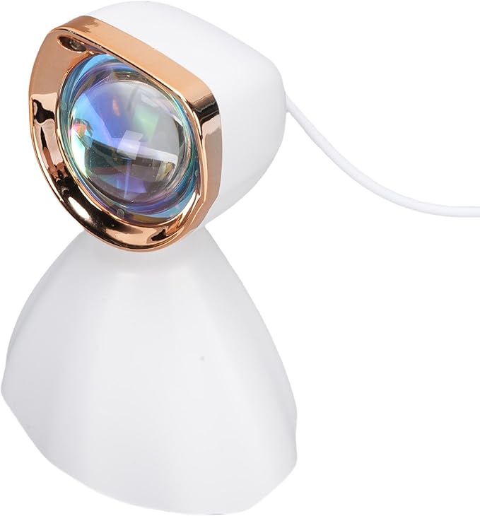 Sunset Projection Lamp, USB Powered Ambient Light for Bedroom, Selfie Background, Indoor Decoration - Warm Ambiance, Versatile Use, Enhances Photos and Videos