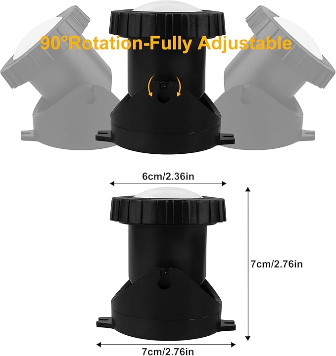 RGB Pond Lights with Timer, LED Underwater Submersible Fountain Light, 98ft Remote Control IP68 Waterproof Colorful Landscape Spotlights for Fish Aquarium Tank Garden Yard Pool (Set of 6)
