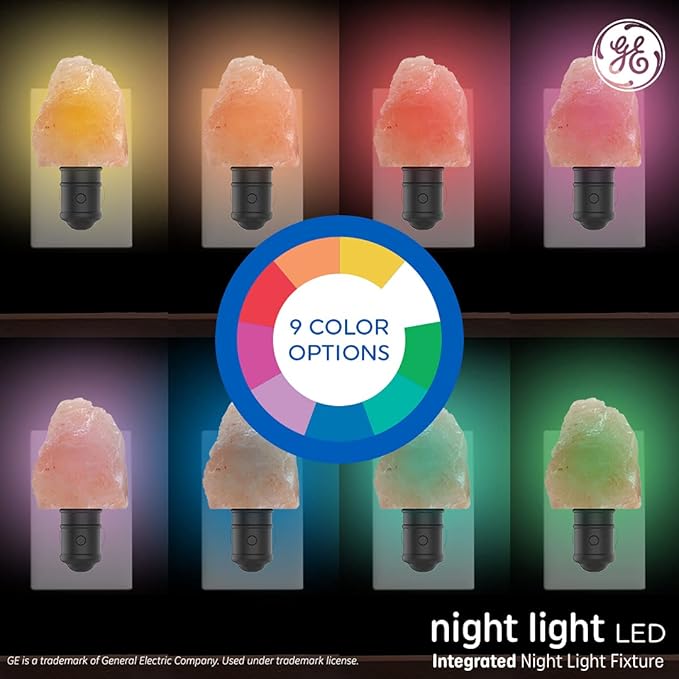 GE Himalayan Salt Night Light 9-Color (1-Pack) (FR)