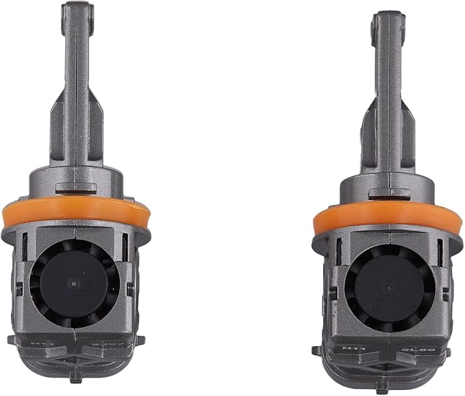 H11/H9/H8 Bulbs, 50,000LM 10X Ultra-Brightness, Real 1:1 Halogen Mini Size, 6500K Cool White H11 Fog Light Conversion Kits, 10-Year Extended Lifespan, Plug and Play, Pack of 2