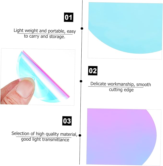 Sunset Ambient Light Film 2.59X2.59 Inch Light Tint Film for Led Lights Room Decor Photography Mood Lighting Filter for Bedroom Living Room