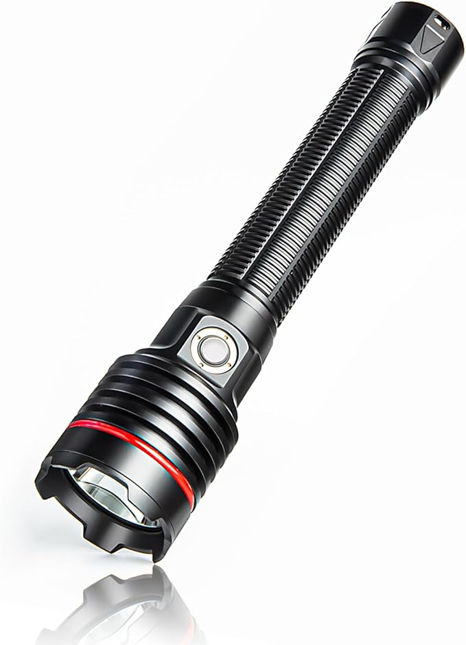 26S 5000 Lumens Dive Light - 5 Modes, 6H Long Runtime Underwater Flashlight, USB-C Rechargeable Diving Torch, IP68 Waterproof 328FT Scuba & Snorkeling Safety Dive Lights for Night Diving